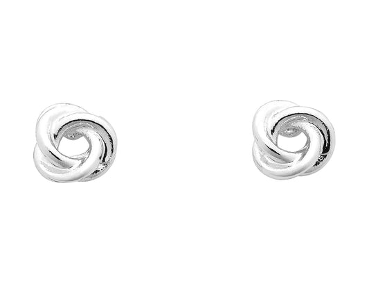 Liberté Petite Fable Knot Stud Earring Silver | Women's Jewellery | Gretel Lane