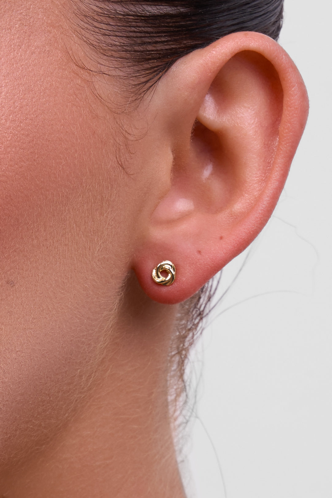 Liberté Petite Fable Knot Stud Earring Rose Gold | Women's Jewellery | Gretel Lane