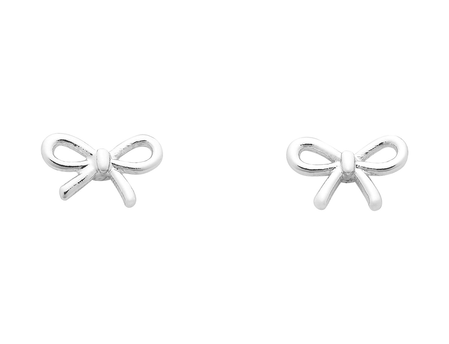 Liberté Petite Fancy Bow Stud Earring Silver | Women's Jewellery | Gretel Lane