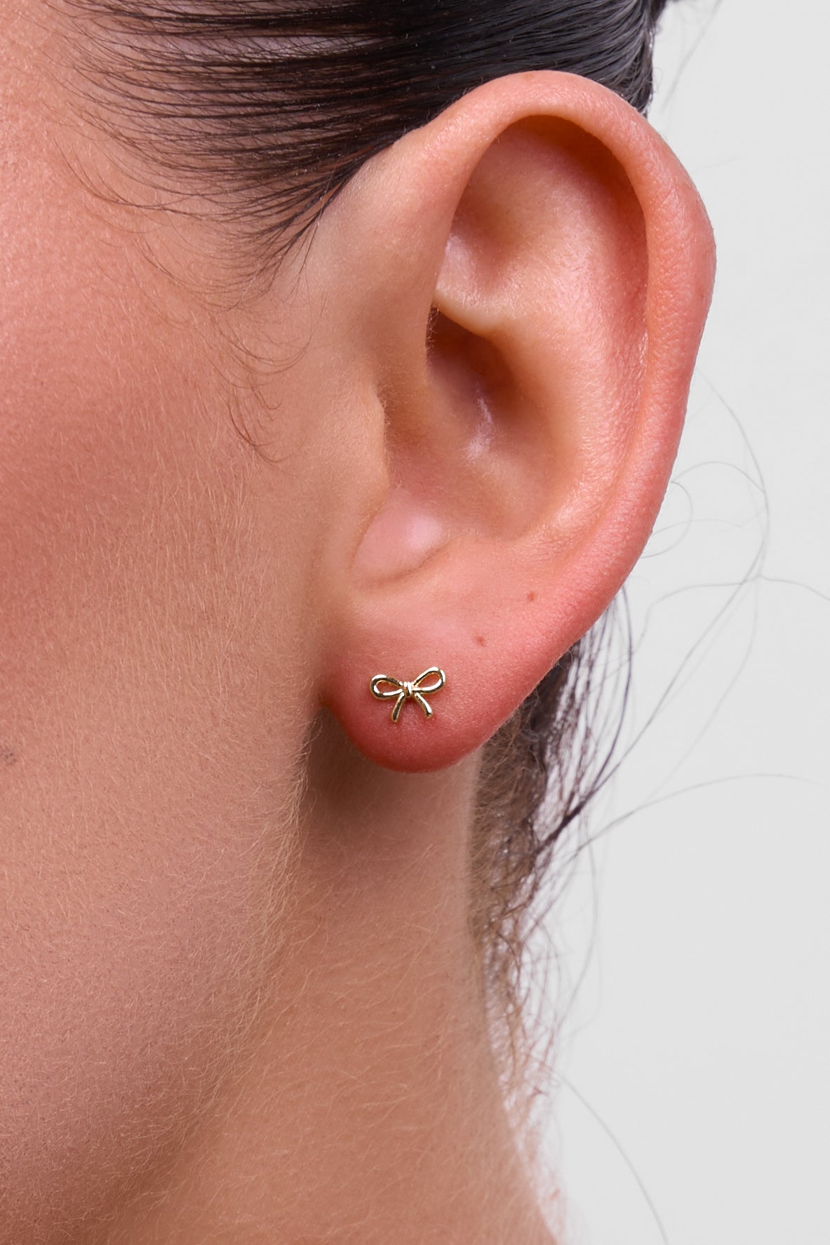 Liberté Petite Fancy Bow Stud Earring Gold | Women's Jewellery | Gretel Lane