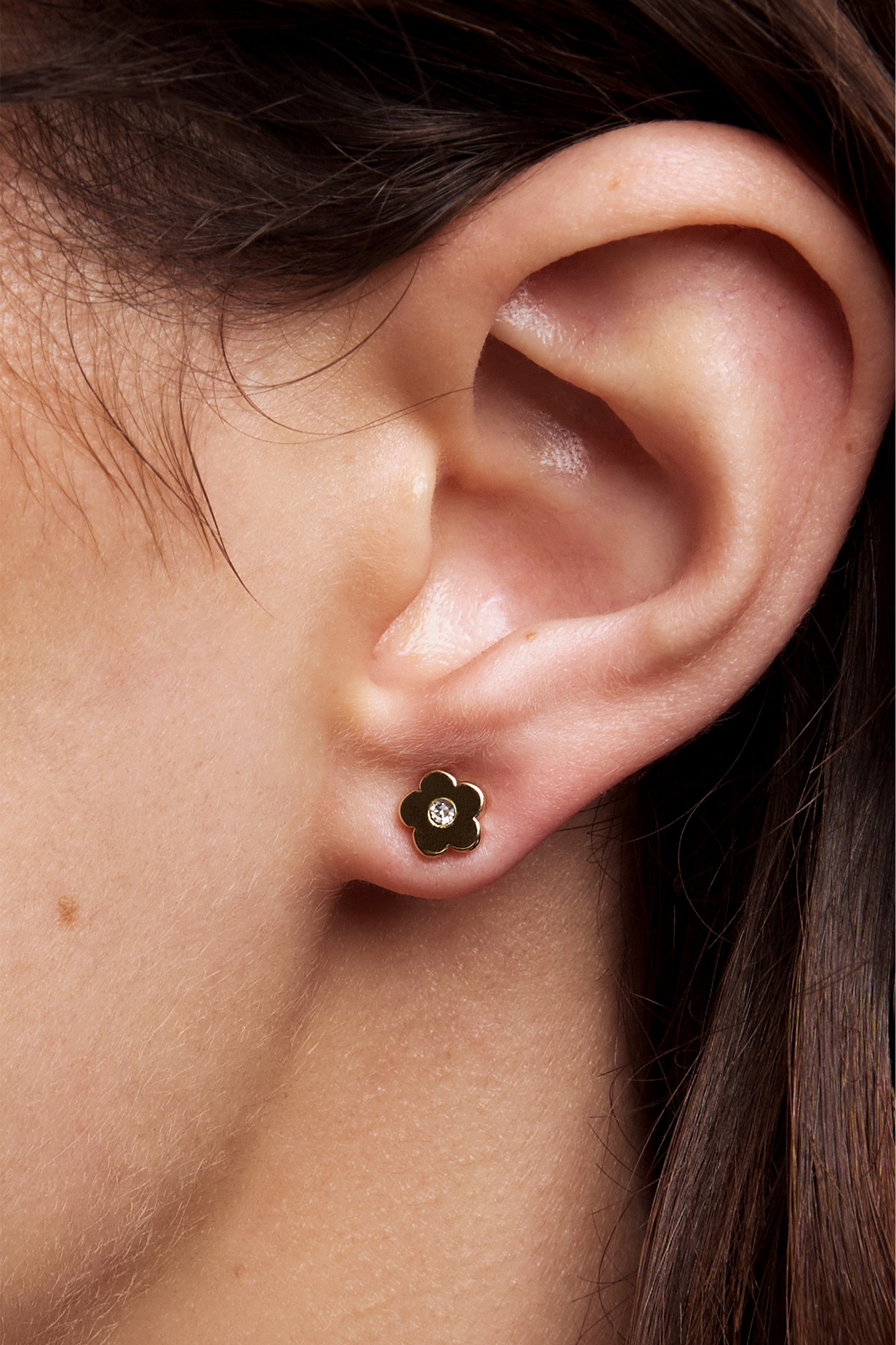 Liberté Petite Poppet Stud Earring Gold | Womens Jewellery | Gretel Lane