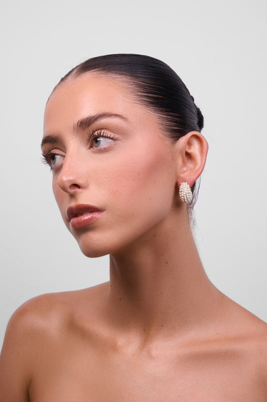 Nessa Pearl Earring (Gold)