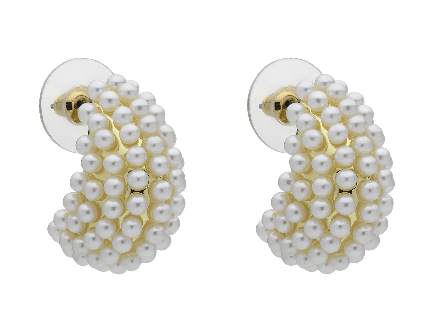 Liberté Nessa Pearl Encrusted Stud Earring Gold | Women's Jewellery | Gretel Lane