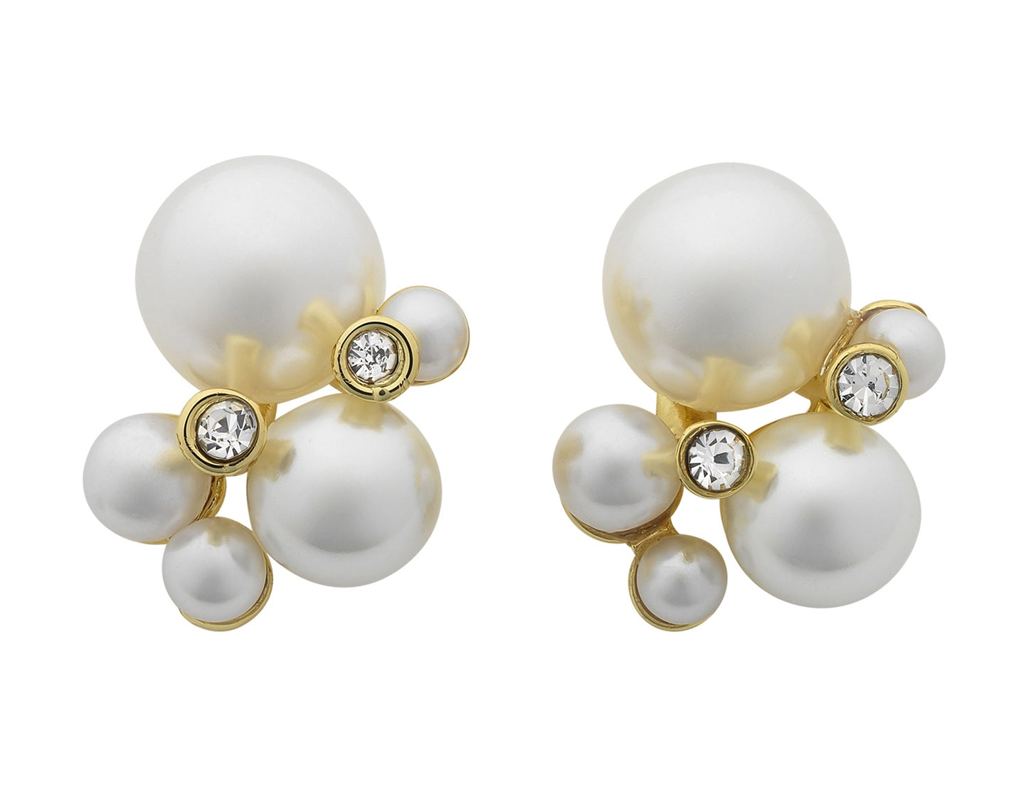 Liberté Pearl Cluster Stud in Gold | Women's Earrings | Gretel Lane