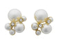 Liberté Pearl Cluster Stud in Gold | Women's Earrings | Gretel Lane