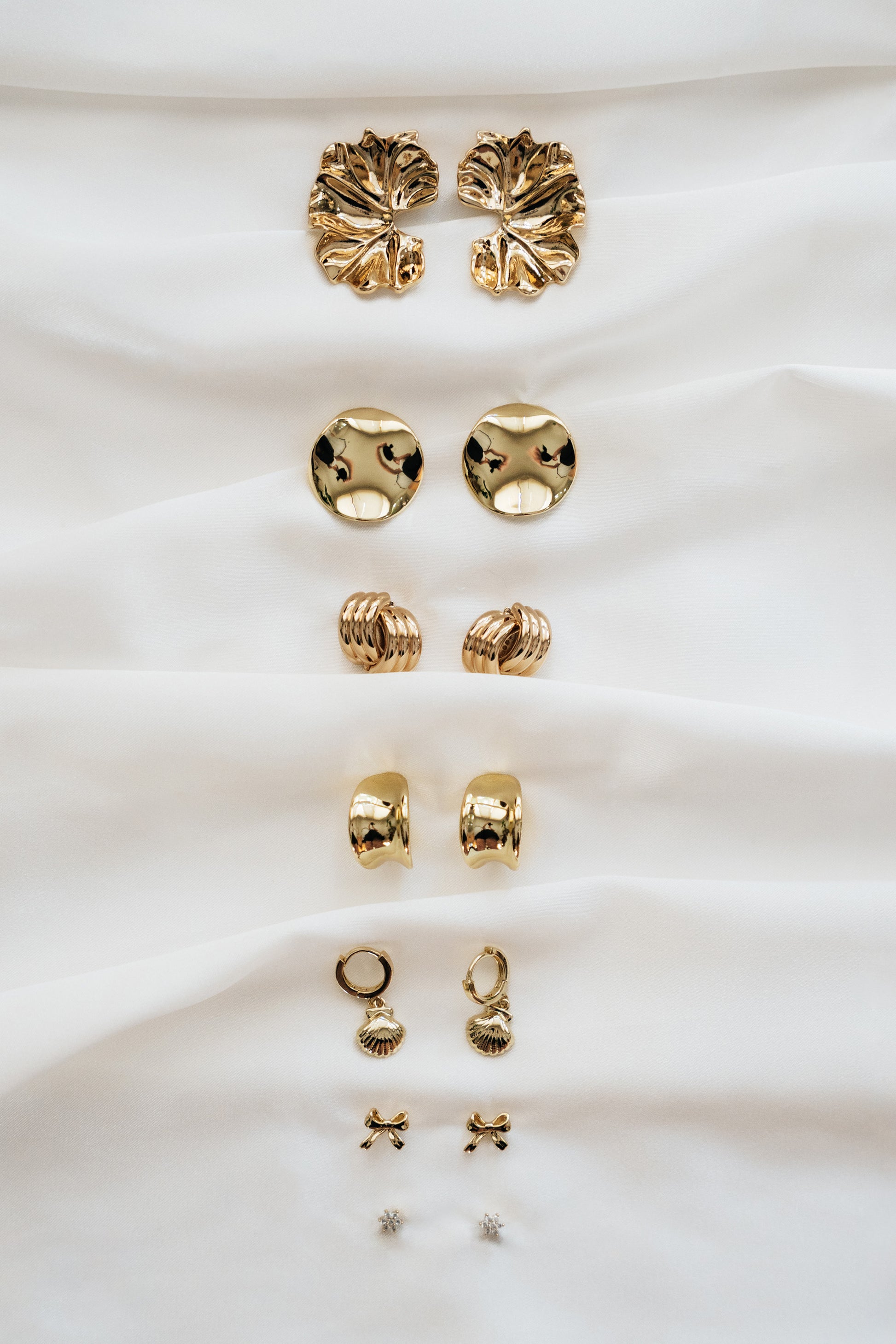 Liberté Logan Curved Drop Stud Earring Gold | Women's Jewellery | Gretel Lane