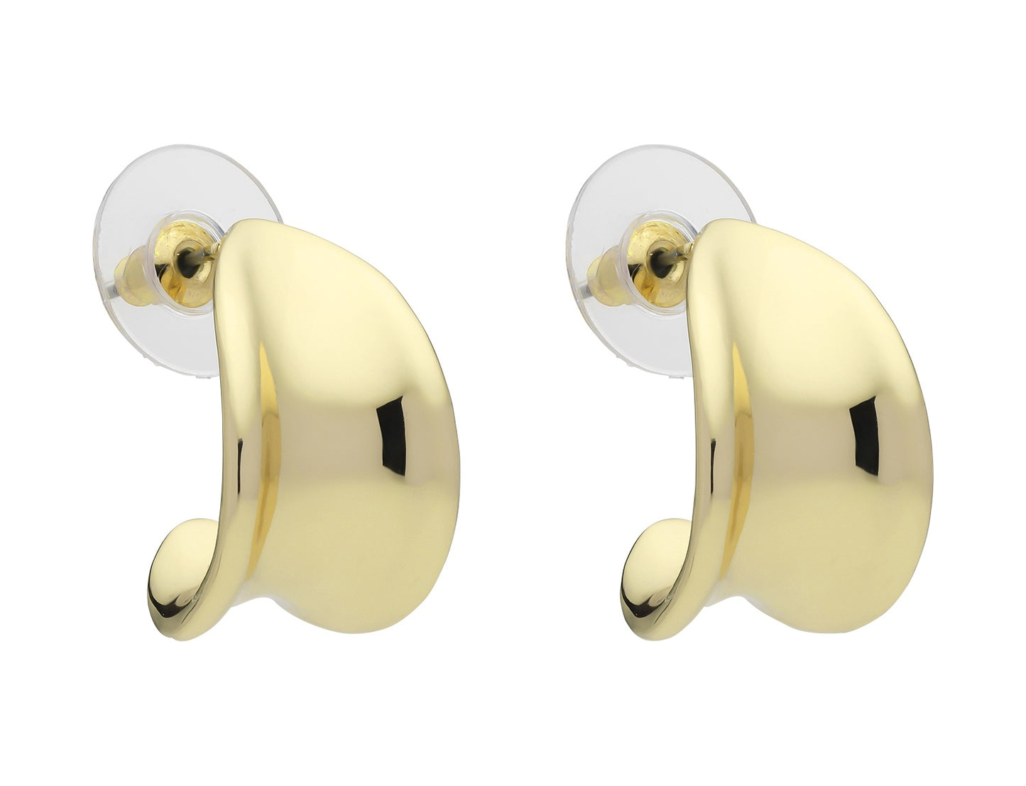 Liberté Logan Curved Drop Stud Earring Gold | Women's Jewellery | Gretel Lane