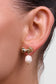Alice Bow Earring (Rose Gold/Pearl)