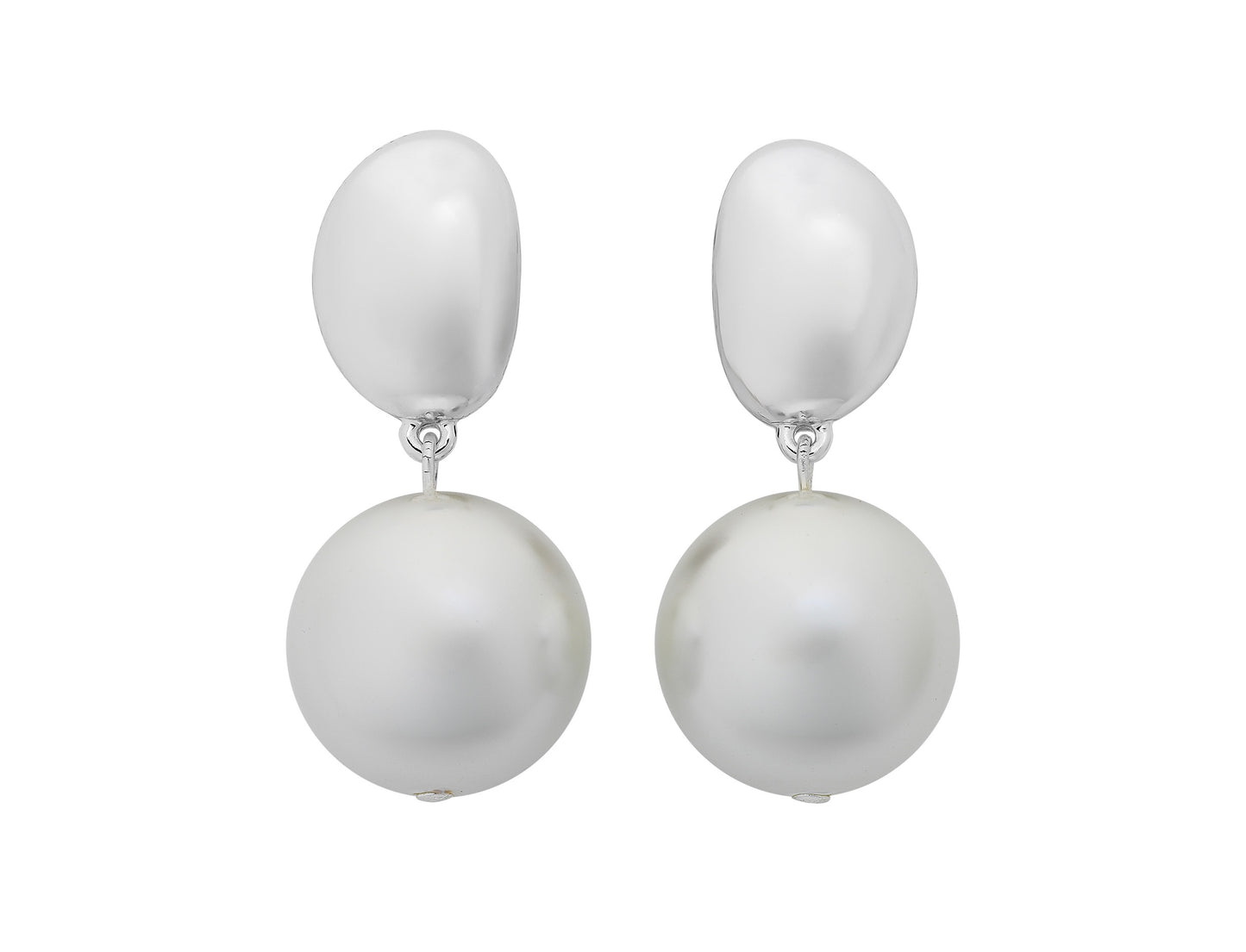 Selma Pearl Earring (Silver)