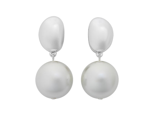 Selma Pearl Earring (Silver)