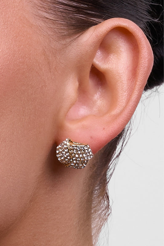 Natalina Crystal Earring (Gold)