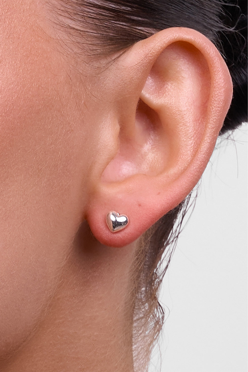 Liberté Silver Heart Stud Earring | Women's Jewellery | Gretel Lane