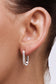 Liberté Olympia Oval Crystal Hoop Earring Silver | Women's Jewellery | Gretel Lane