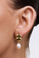 Women's Gold Earrings with Pearl Drop | Gretel Lane