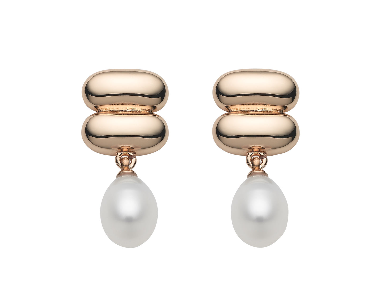 Liberté Heidi Drop Pearl Earring in Rose Gold | Women's Jewellery | Gretel Lane