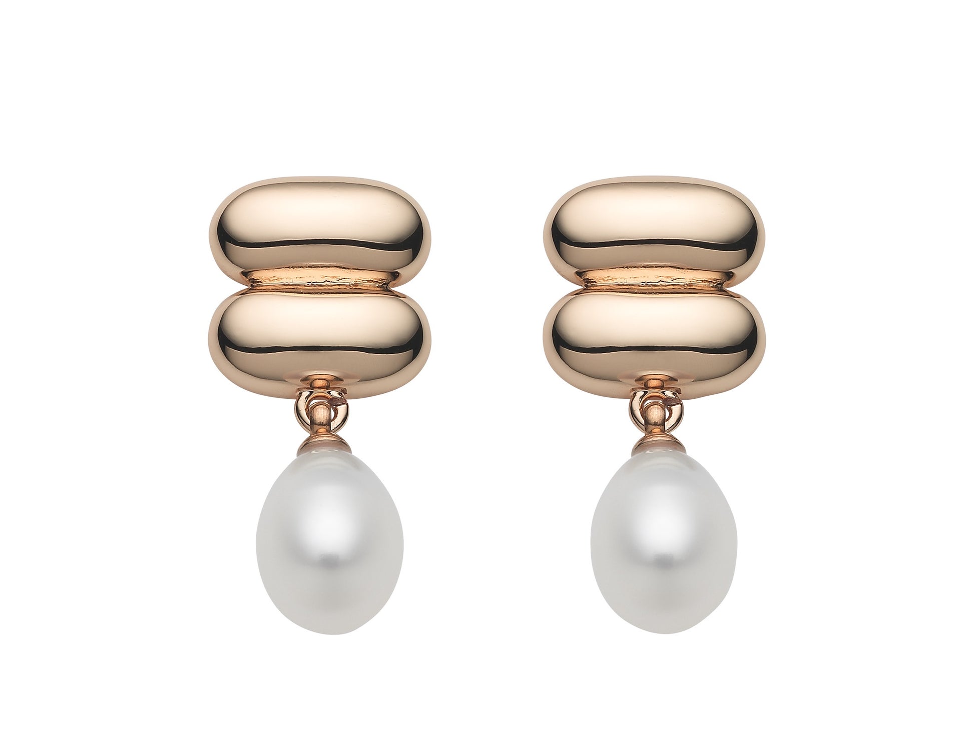 Liberté Heidi Drop Pearl Earring in Rose Gold | Women's Jewellery | Gretel Lane