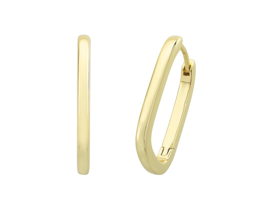 Liberté Nora Women's Rectangular Hoop Earring Gold | Women's Jewellery | Gretel Lane