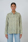 Enveloppe ENVL-148 Women's Linen Button Through Shirt Gum Stripe | Women's Clothing | Gretel Lane