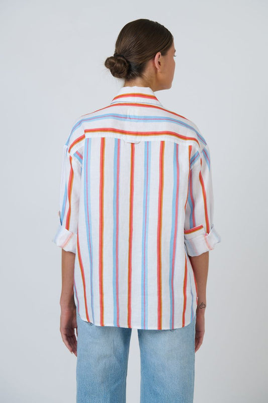 Enveloppe Women's Linen Button Through Shirt | ENVL-153 Cirque | Gretel Lane