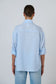 Enveloppe Women's Linen Button Through Shirt | ENVL-156 Rayure Ciel | Gretel Lane