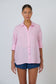 Enveloppe ENVL-160 - Linen Long Sleeve Shirt Bonbon Pink | Women's Clothing | Gretel Lane
