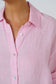 Enveloppe ENVL-160 - Linen Long Sleeve Shirt Bonbon Pink | Women's Clothing | Gretel Lane