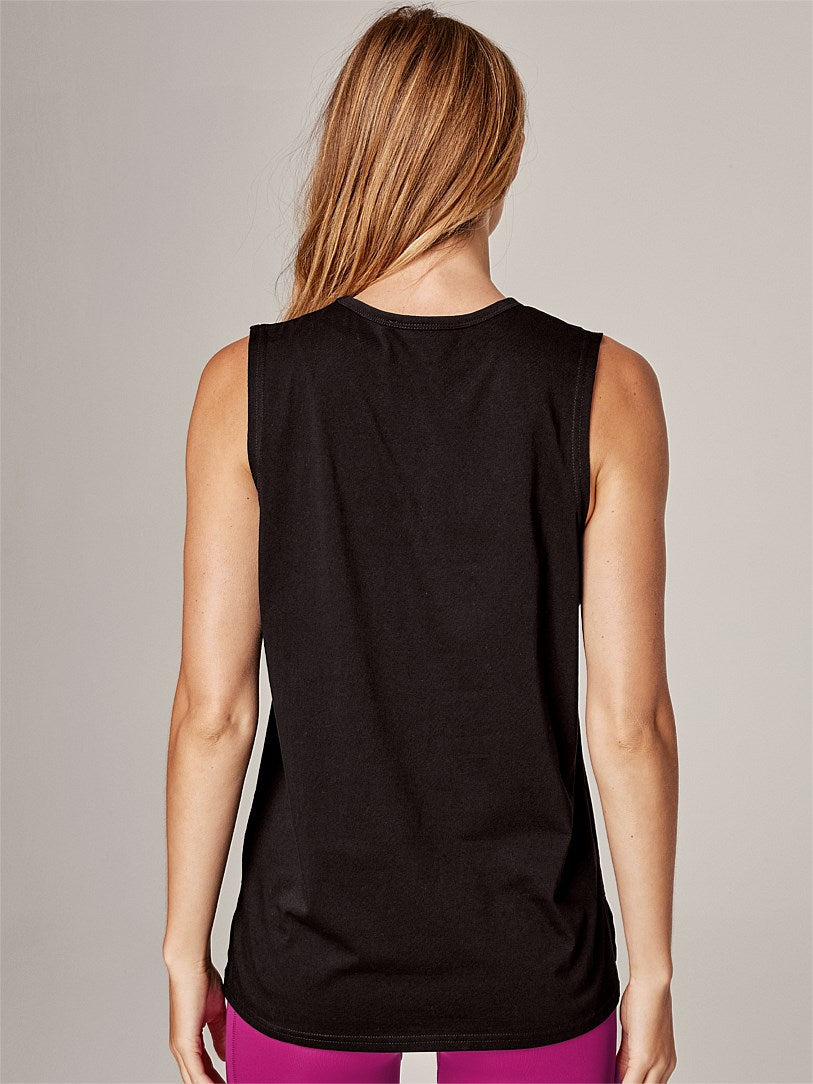 Easy Rider Muscle Tank (Black/Wild Rose)