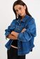 Among the Brave Echo Patch Pocket Denim Jacket in Storm Blue | Women's Jackets | Gretel Lane