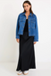 Among the Brave Echo Patch Pocket Denim Jacket in Storm Blue | Women's Jackets | Gretel Lane