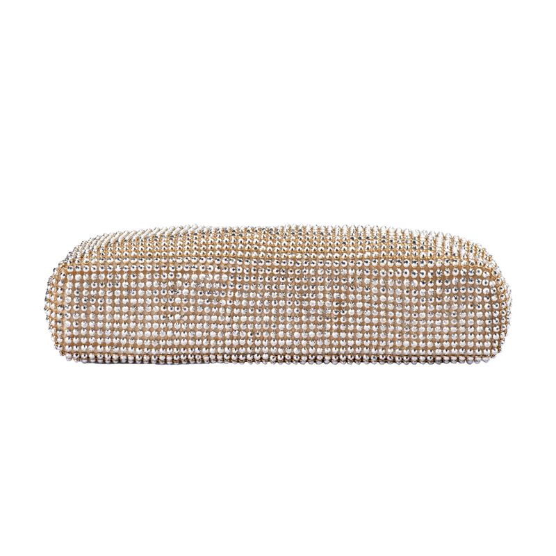 Ela Crystal Mesh Clutch (Champagne)