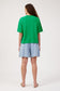 HAVEN Elba Heart Embellished Cotton T-Shirt Green | Women's Clothing | Gretel Lane
