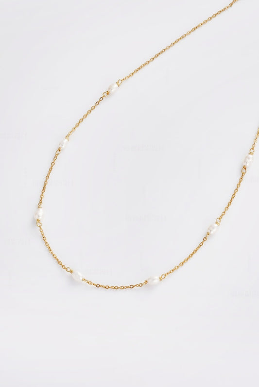 Zafino Gold Elise Pearl Necklace | Gretel Lane