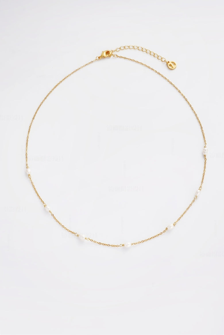 Zafino Gold Elise Pearl Necklace | Gretel Lane