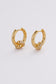 Zafino Women's Gold Knot Elle Hoop Earring | Gretel Lane