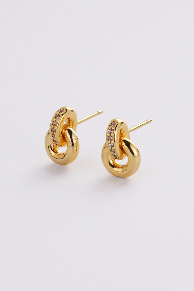 Zafino Women's Gold Elle Stud Earring | Gretel Lane
