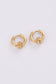 Zafino Women's Gold Knot Elle Hoop Earring | Gretel Lane