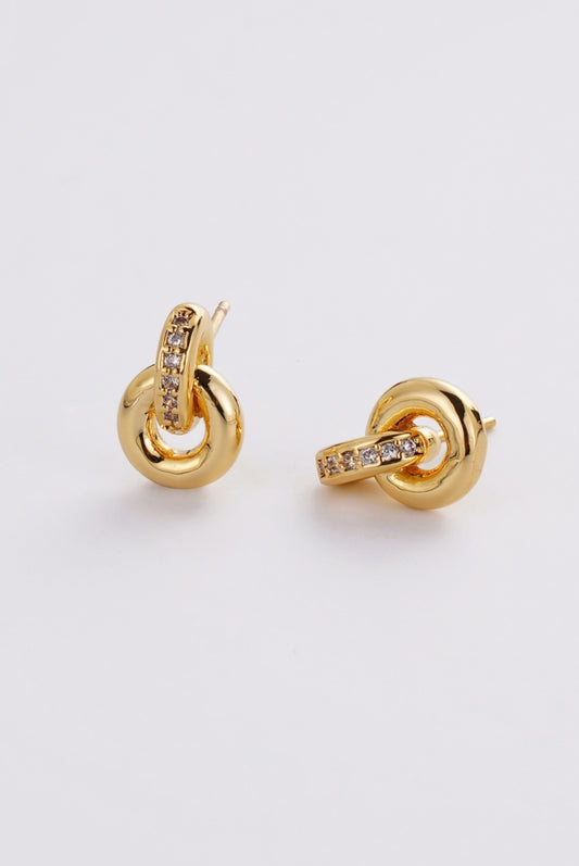 Zafino Women's Gold Elle Stud Earring | Gretel Lane