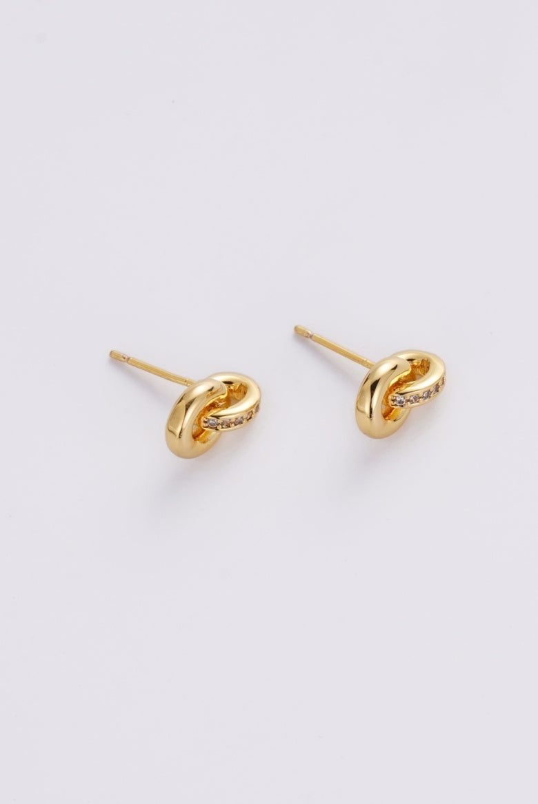 Zafino Women's Gold Elle Stud Earring | Gretel Lane