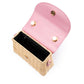 Elle Wicker Top Handle (Pink)