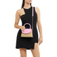 Elle Wicker Top Handle (Pink)