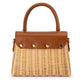 Elle Wicker Top Handle (Tan)