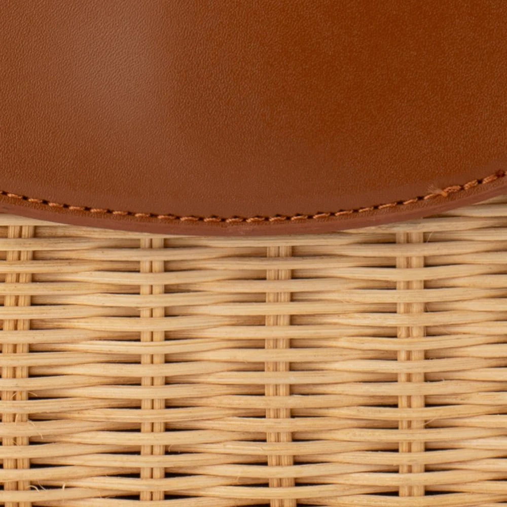 Elle Wicker Top Handle (Tan)