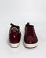 Dark Red Leather Women's Sneaker | Gretel Lane