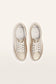 Frankie4 Ellie V Podiatrist Designed Leather Sneaker White Gold Tumbled | Women's Footwear | Gretel Lane