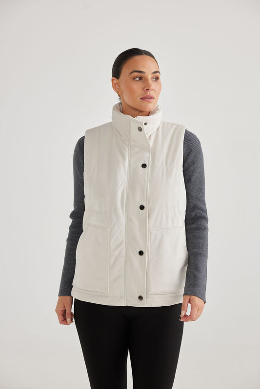 Elmhurst Vest (Ecru)