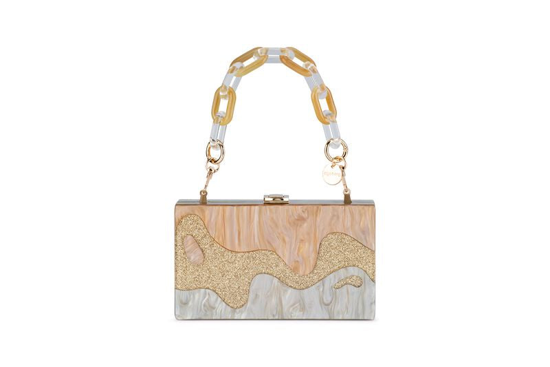 Erika Acrylic Wave Bag (Natural)