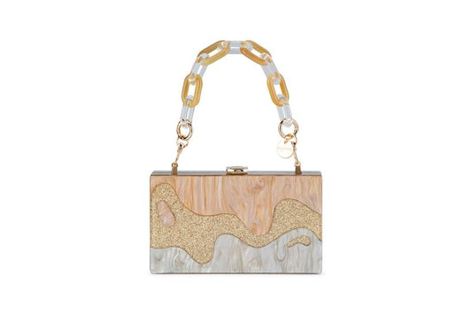 Erika Acrylic Wave Bag (Natural)