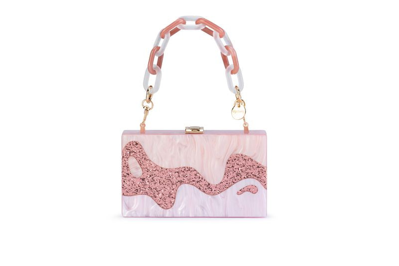 Erika Acrylic Wave Bag (Pink)