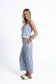 Eve Stripe Pant (Blue/White)
