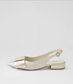 Pale Gold Women's Slingback Shoe | Gretel Lane